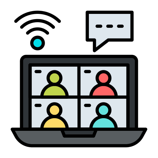 Online education elearning user video icon Online education elearning user video icon