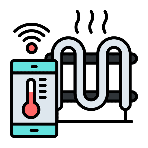 Water heater water heater wireless smart icon Water heater water heater wireless smart icon