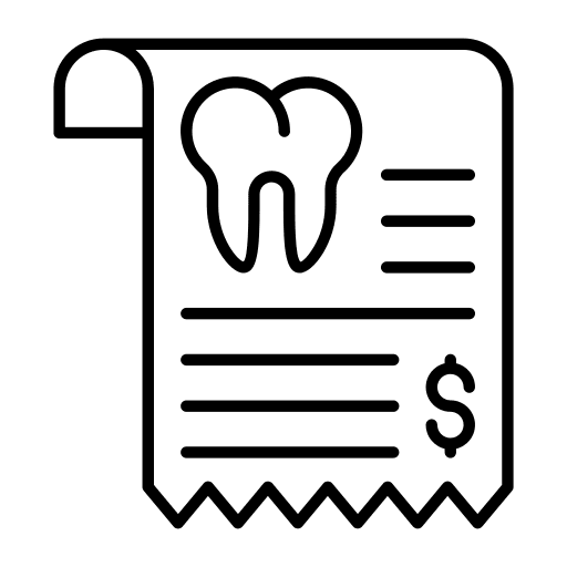 Cost dental dental care dentist icon
