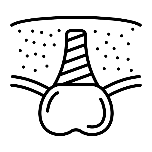 Prosthesis dentist tooth implant icon