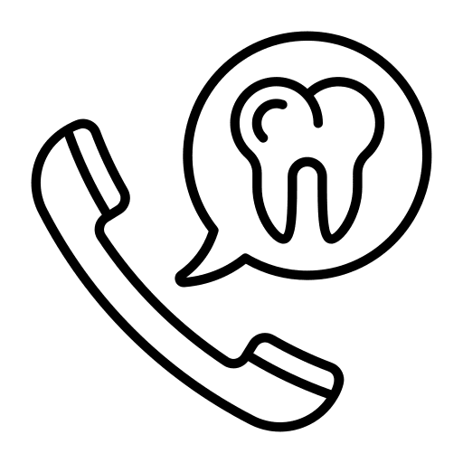 Telemedicine tooth telemedicine teeth icon