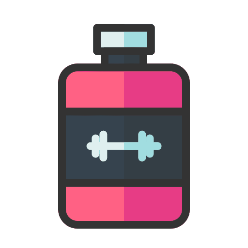 Suplement fitness sport nutrition icon