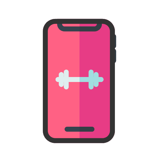 Barbell time and date sports and competition app icon