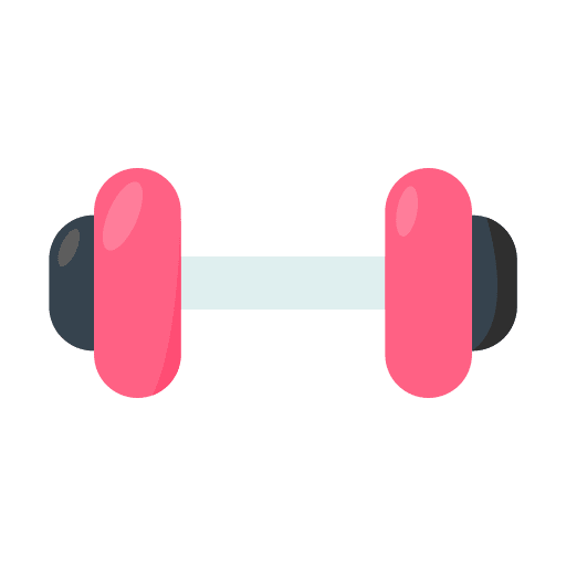 Barbell wellness sports and competition healthy icon