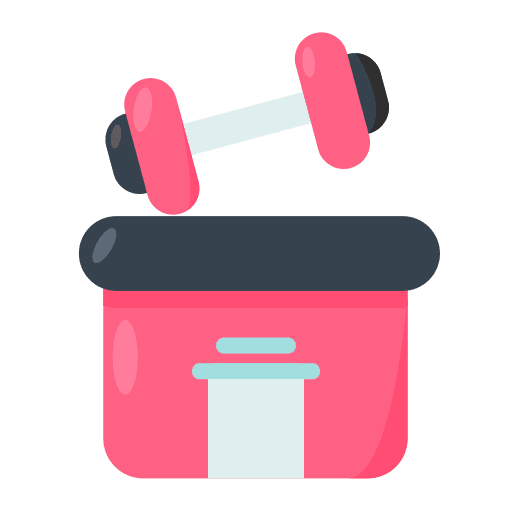 Gym architecture and city building sports and competition icon
