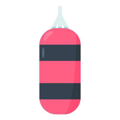 Punching bag punching bag exercise training icon