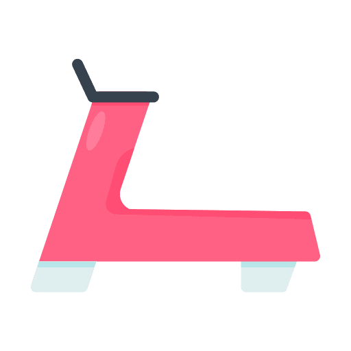Treadmill equipment sports and competition run icon