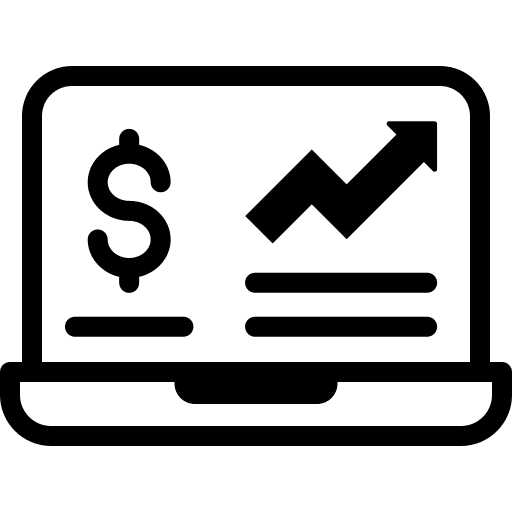 Analytics analytics computer laptop icon