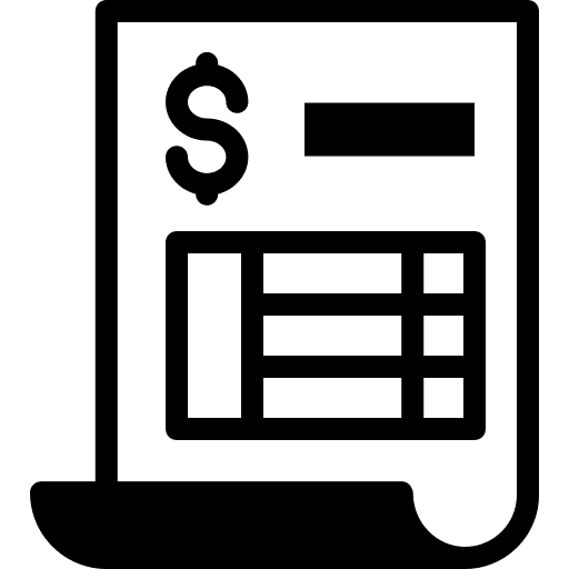 Bill bill document invoice icon