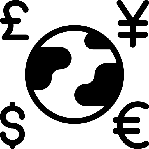 Currency business and finance euro currency icon