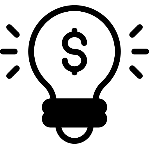 Idea idea solution money icon