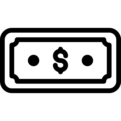 Money dollar bank buck icon