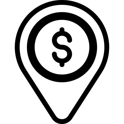 Placeholder placeholder dollar symbol maps and location icon