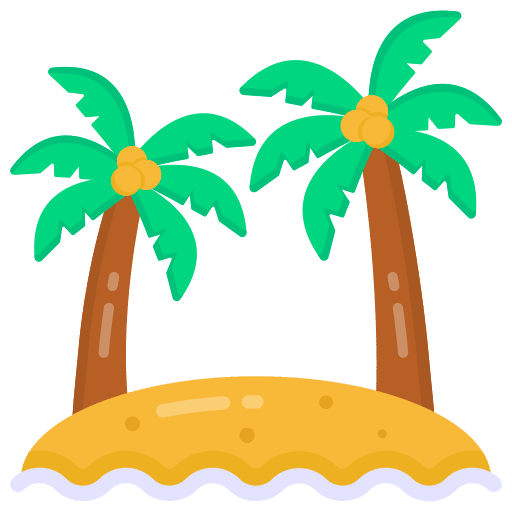 Coconut tree plant coconut tree palm tree icon