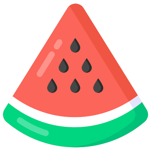Watermelons slice summer watermelons icon