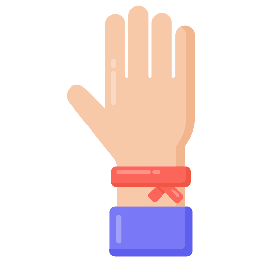 Wristband accessory holidays bracelet icon