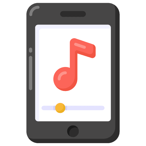 Music app song app musical note icon