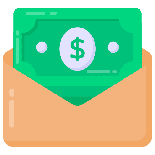 Salary wage business and finance money icon