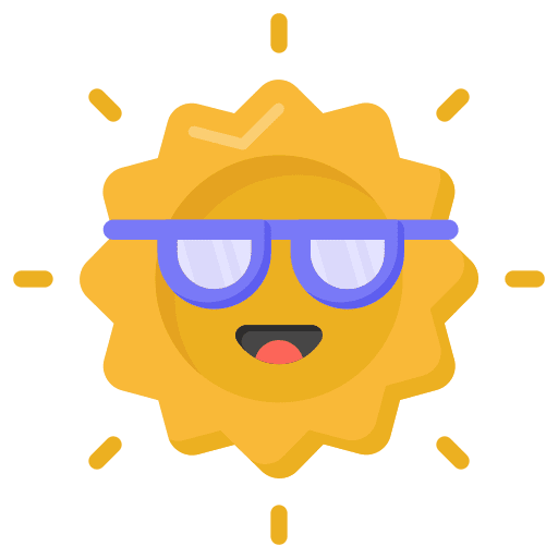 Sun nature meteorology weather icon
