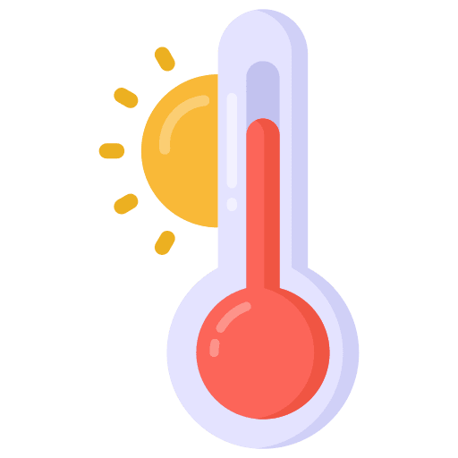 Temperature climate warm temperature icon