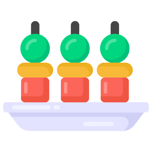 Appetizer holidays starter food icon
