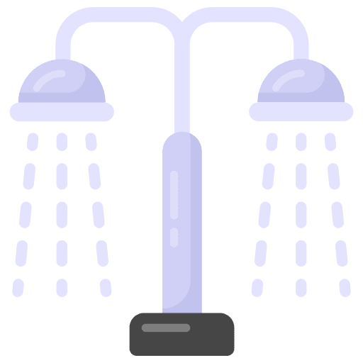 Shower hygiene clean shower icon