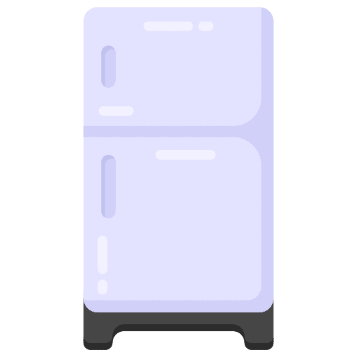 Fridge kitchen cooler household icon