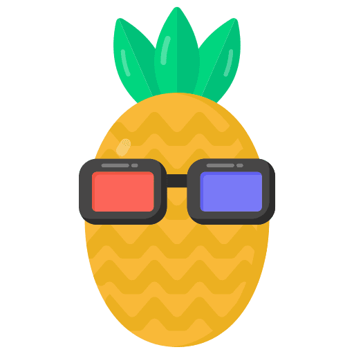 Pineapple fruit food and restaurant pineapples icon