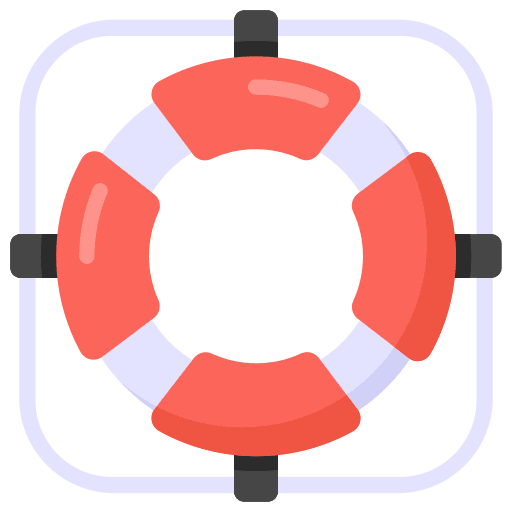 Lifebuoy help lifeguard floating icon
