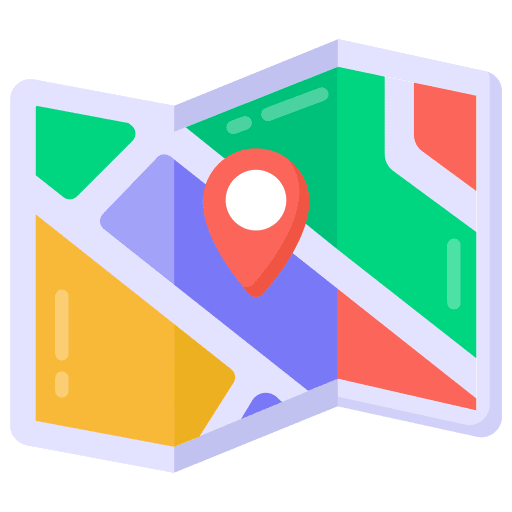 Map location location map point map pointer icon