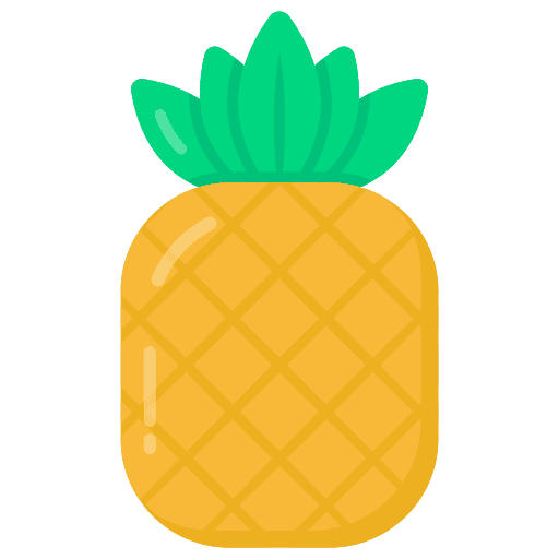 Pineapple food and restaurant diet organic icon