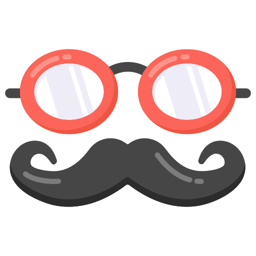 Props birthday and party disguise costume icon
