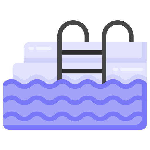 Pool ladder summer pool icon