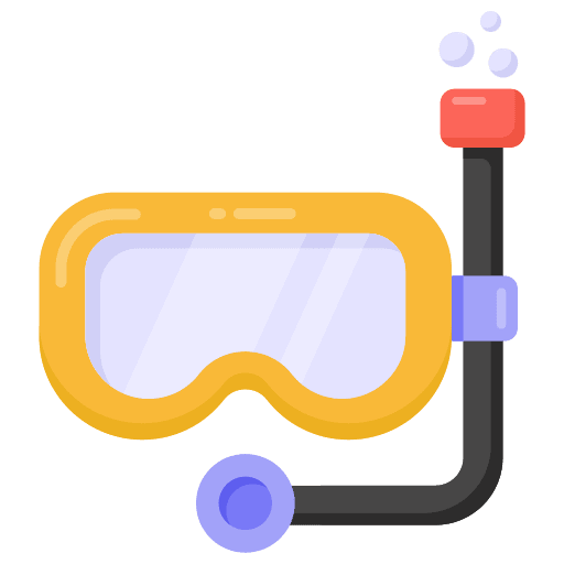 Scuba snorkeling diving googles sports and competition icon
