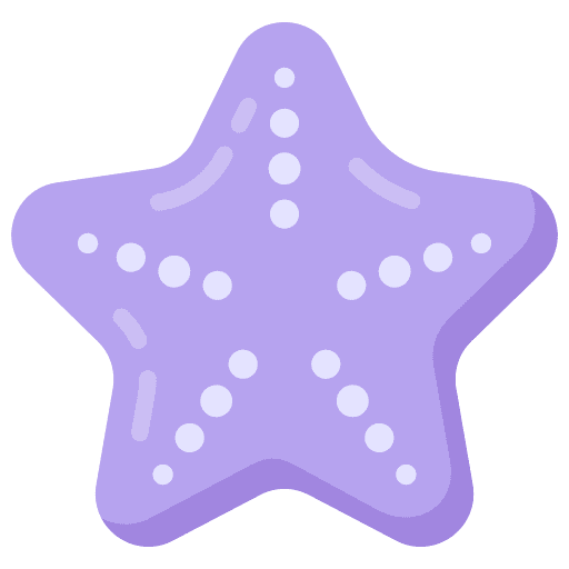 Starfish aquarium animals echinoderm icon