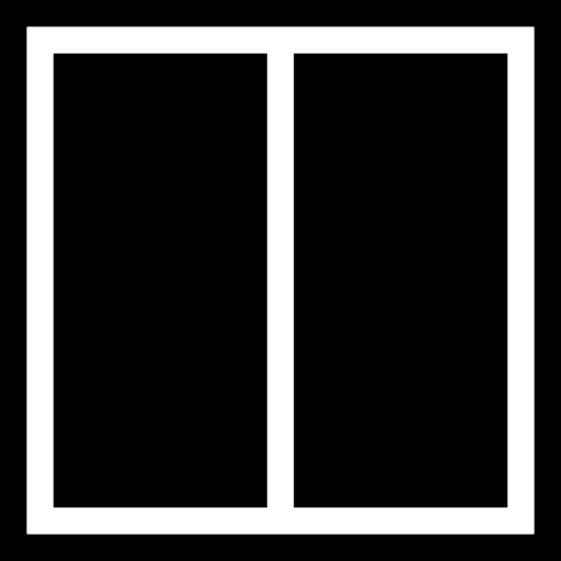 Layout split screen arrangement grid icon