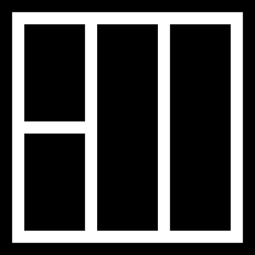 Layout split screen layout ui icon