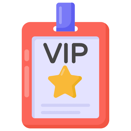 Vip card badge miscellaneous pass icon