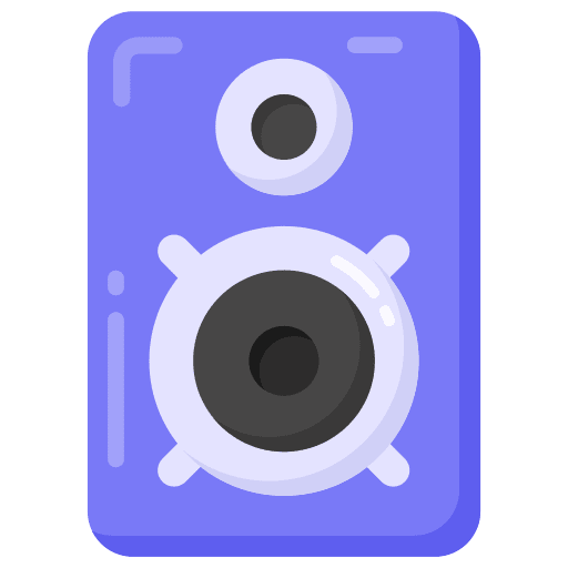 Woofer music system holidays woofer icon