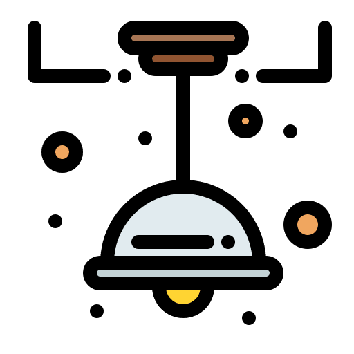 Lamp furniture and household electronics furniture icon