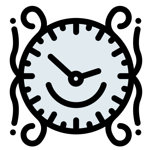 Clock vintage wall clock furniture and household icon
