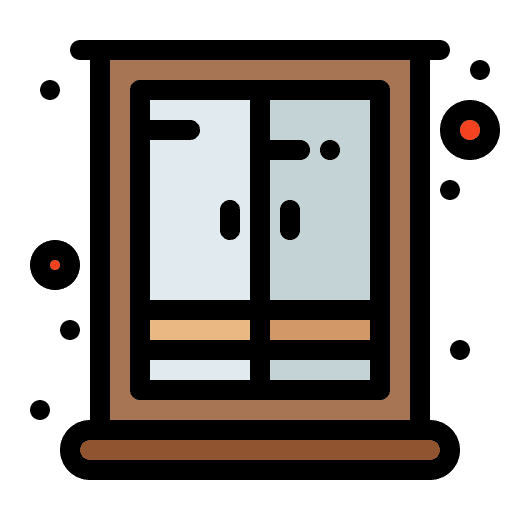 Cupboard closet furniture wardrobe icon