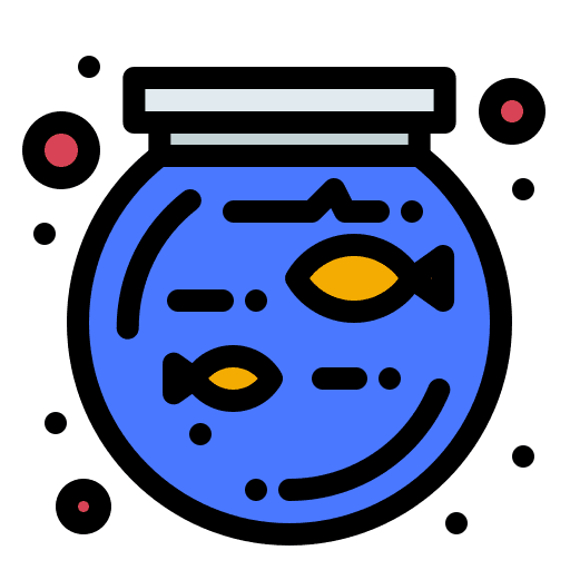 Fish bowl fish tank pet shop fish bowl icon