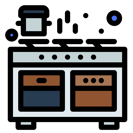 Kitchen furniture kitchen furniture cooking saucepan icon