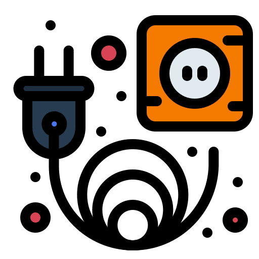 Plug energy charge power icon
