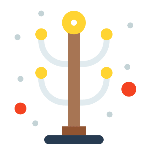 Coat stand furniture and household rack decoration icon