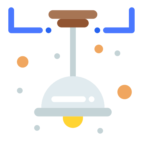 Lamp decoration kitchen home icon