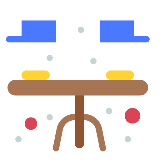 Table home decor table furniture and household icon