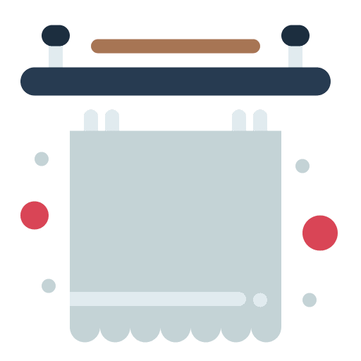 Towel hanger towel hanger wiping dry icon