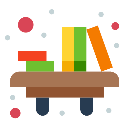 Bookshelf books education bookshelf icon